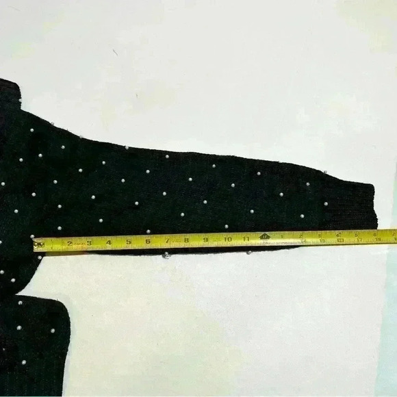 Vintage 80s/90s The Import Workshop Pearl Cowl Neck Ramie Cotton Sweater Medium - Picture 7 of 7